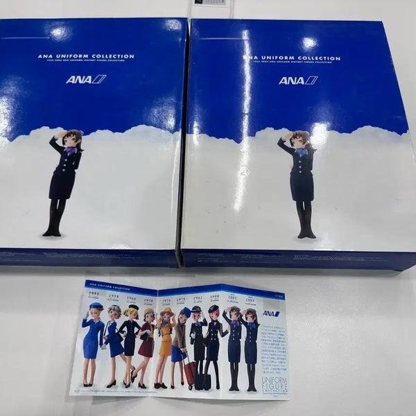 [BUNJANG] Kaiyodo ANA Uniform Collection Vol. 1 & 2 Display Set / 카이요도 ANA UNIFORM 컬렉션 1, 2 합본 전시용 박스 포함