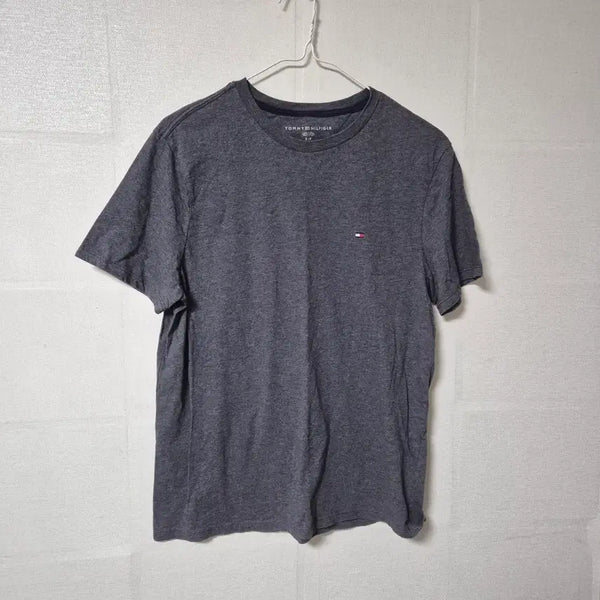 [BUNJANG] Tommy Hilfiger Charcoal Gray T-shirt / 타미힐피거 반팔 티셔츠 차콜 그레이