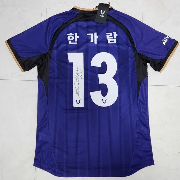 [BUNJANG] FC Anyang Han Garam Autographed 19th Player Uniform L / FC안양 한가람,19인 싸인 유니폼 (반택,직거래 가능)