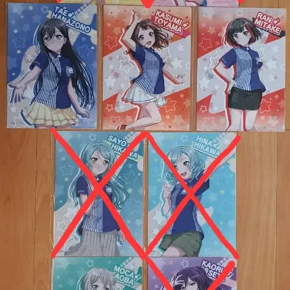 [BUNJANG] BanG Dream Lawson Collaboration Clear File / 뱅드림 로손 콜라보 클리어 파일 판매합니다