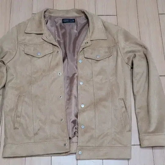 [BUNJANG] Unisex Suede Jacket / 봄,가을점퍼