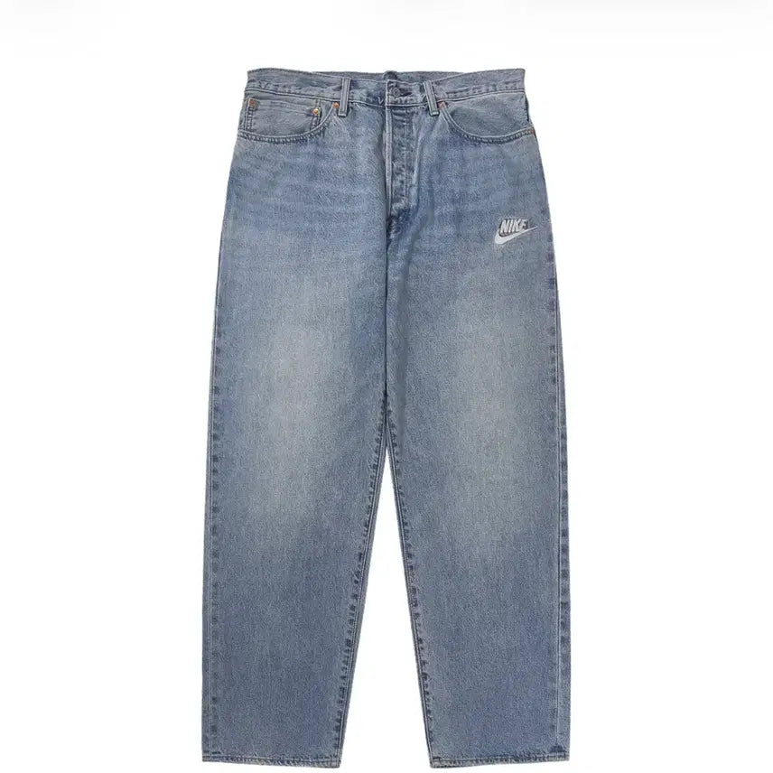 [BUNJANG] Levi's x Nike Light Blue Baggy Jeans / 리바이스 x 나이키 배기 진 라이트 블루 34x32 신품급