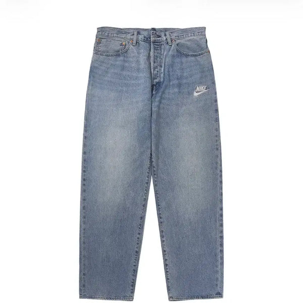 [BUNJANG] Levi's x Nike Light Blue Baggy Jeans / 리바이스 x 나이키 배기 진 라이트 블루 34x32 신품급