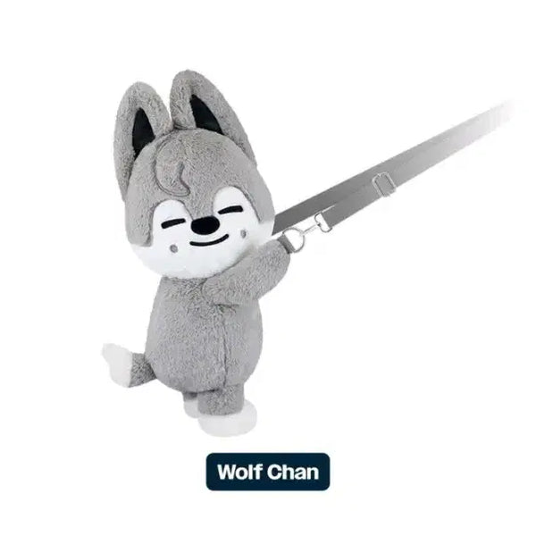 [BUNJANG] Stray Kids SKZOO Bang Chan Wolf Chan Plush Bag / 스트레이키즈 스키주 스키즈 Wolf Chan 울프찬 방찬 플러시백
