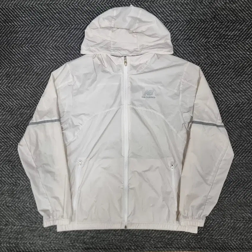 [BUNJANG] New Balance Beige Anorak Windbreaker / 뉴발란스 베이지 아노락 바람막이