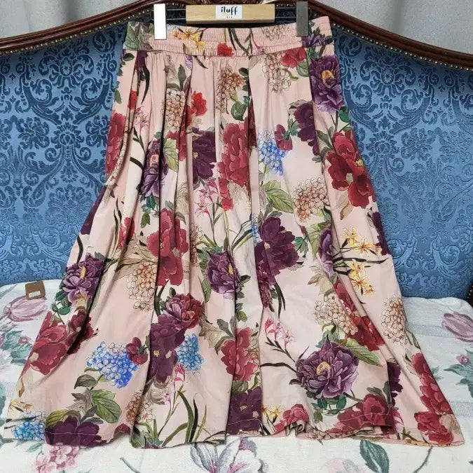 [BUNJANG] ZARA WOMAN Fluff Flower Long Skirt / 자라우먼 fluff 플라워 롱 스커트