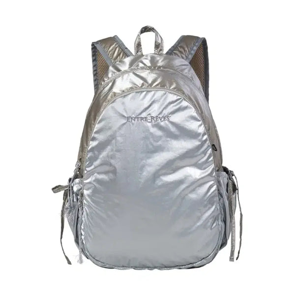 [BUNJANG] Entre Reves Mellow Shell Backpack Silver / (새제품) 앙트레브 멜로우 쉘 백팩 실버 entre reves