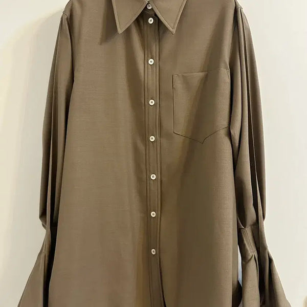[BUNJANG] RECTO Oversized Shirt Blouse / 렉토 RECTO 셔츠 블라우스 F사이즈