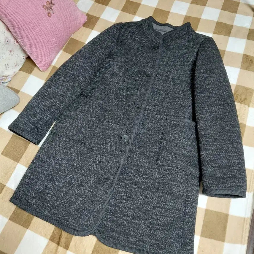 [BUNJANG] Madame Elegance Nadia Binding Soft Half Coat / 마담엘레강스 나디아 바인딩 소프트 하프코트 (66)