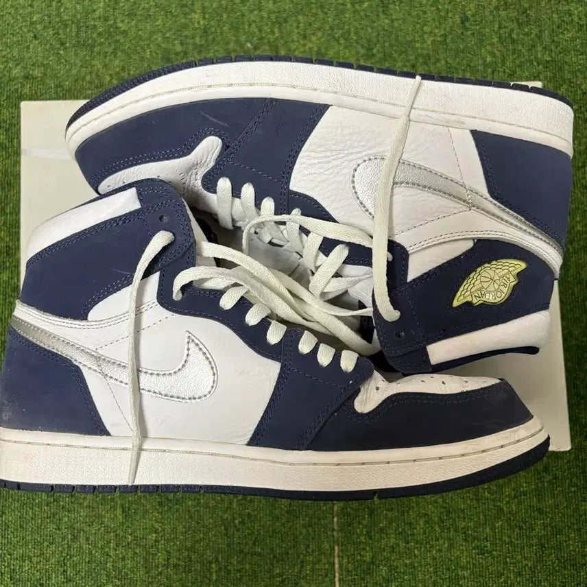 [BUNJANG] Nike Air Jordan 1 High 'Midnight Navy' Sneakers / (280) 나이키 에어조던1 하이 코즙 미드나잇네이비