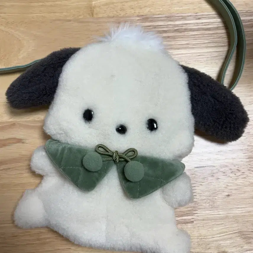 [BUNJANG] Sanrio Pochacco Potemoko Pouch Crossbody Bag / 산리오 포차코 포챠코 인형 포테모코 포세트 크로스백 가방 토트백