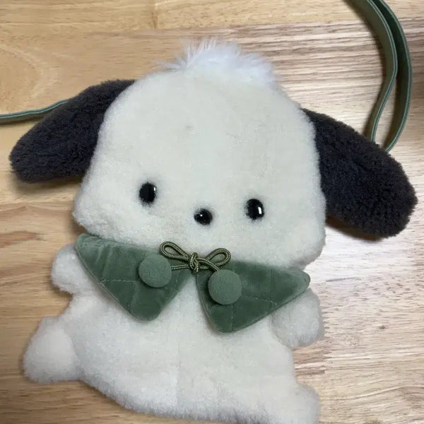[BUNJANG] Sanrio Pochacco Potemoko Pouch Crossbody Bag / 산리오 포차코 포챠코 인형 포테모코 포세트 크로스백 가방 토트백