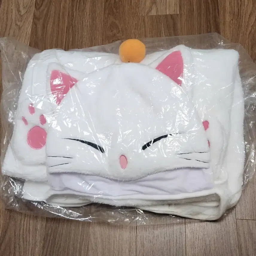 [BUNJANG] Final Fantasy XIV Moogle Hooded Blanket / 파판14 파이널판타지14 모그리 후드담요