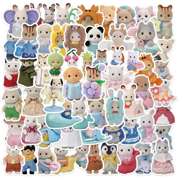 [BUNJANG] Sylvanian Families Sticker Set / (100장)실바니안 조각스티커