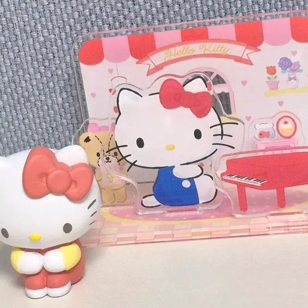[BUNJANG] Hello Kitty Figure & Acrylic Stand Bundle / 헬로키티 피규어, 아크릴 스탠드 일괄