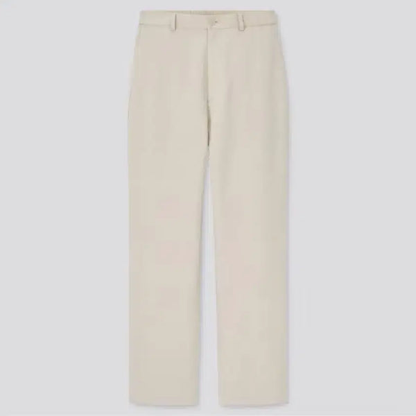 [BUNJANG] Uniqlo Linen Blend Straight Fit Slacks Pants / 유니클로 리넨 블렌드 스트레이트 슬랙스 팬츠