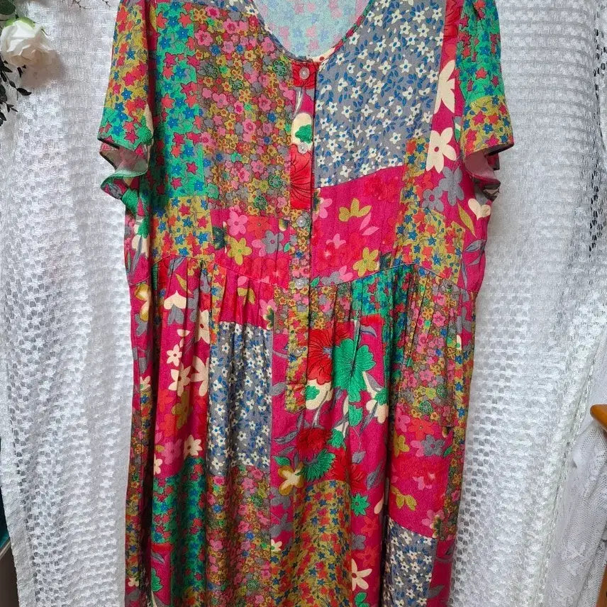 [BUNJANG] Korean Rayon Dress / 국산인견원피스(88날씬99