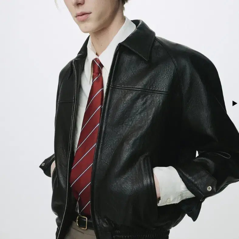 [BUNJANG] Toniq Wek Leather Jacket XL / [새상품] 토니웩 레더 자켓 XL사이즈