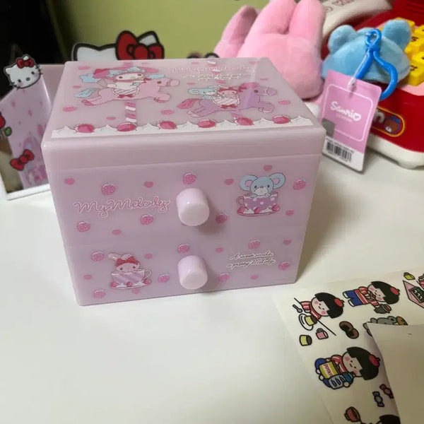 [BUNJANG] Sanrio My Melody Storage Organizer / 산리오 마이멜로디 수납함 정리함