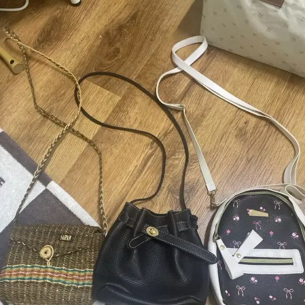 [BUNJANG] 3-Style Mini Crossbody Shoulder Bag Set / 미니 크로스백/숄더백 3종