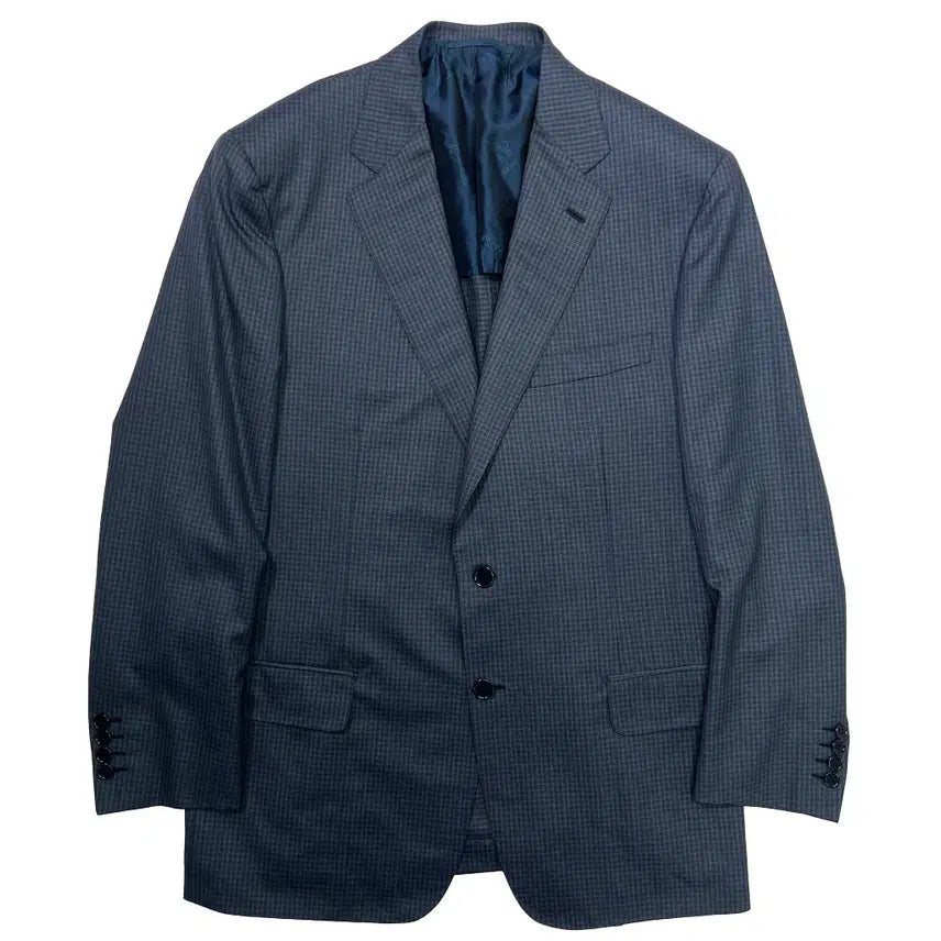 [BUNJANG] Brioni Wool Silk Check Blazer Jacket / 브리오니 울 실크 체크 자켓 블레이저