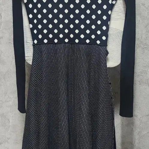[BUNJANG] IAM Water Drop Pattern Long Dress / 아이엠 물방울 패턴 롱 원피스