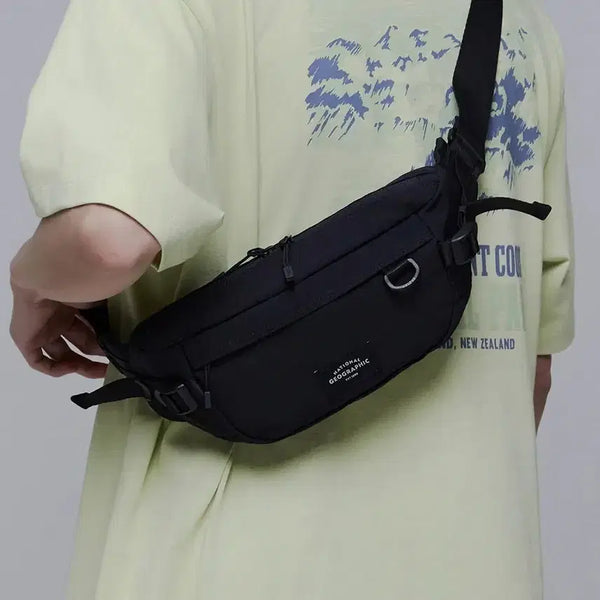 [BUNJANG] National Geographic Black 245 Light Hip Sack / 내셔널지오그래픽 블랙 힙색