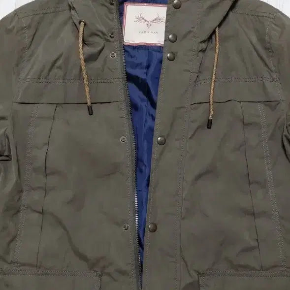 [BUNJANG] ZARA MAN Khaki Field Jacket / (정품) ZARA MAN 야상 자켓 카키  L  100  미착용  새것