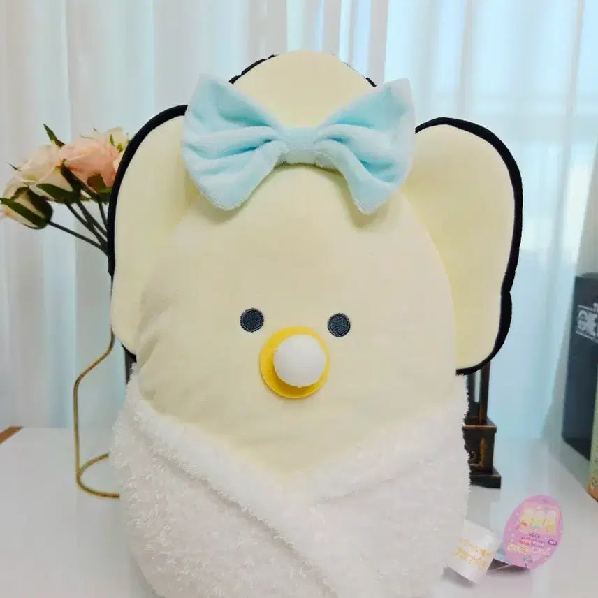 [BUNJANG] Tsuburana Hitomi Baby Carrier Plush Doll New / 츠부라나 히토미 아기굴 포대기 인형 새상품