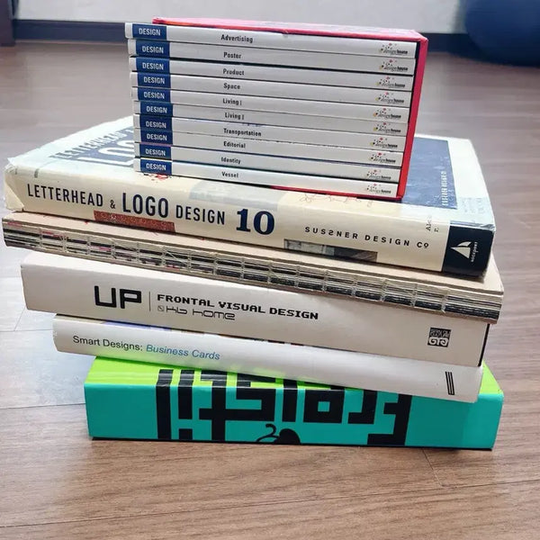 [BUNJANG] Visual Design Books: Illustration, Graphic, Packaging, Logo, Advertising / 시각 제품 디자인 도서 일러스트 그래픽 패키징 로고 광고 등 서적 여러권