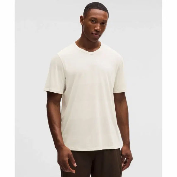 [BUNJANG] Lululemon Fast and Free Short Sleeve Shirt Perforated Stripe Size M / 룰루레몬 패스트 앤 프리 숏슬리브 셔츠 *퍼포레이티드 스트라이프 M사이즈