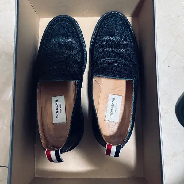[BUNJANG] Thom Browne Black Loafers / 톰브라운 블랙 로퍼