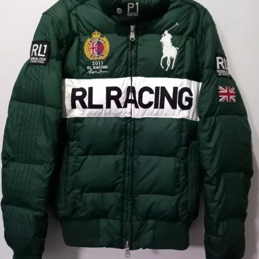[BUNJANG] Polo Ralph Lauren Big Pony Racing Padded Jacket / 폴로 POLO 랄프로렌 빅포니 레이싱 패딩 95/M