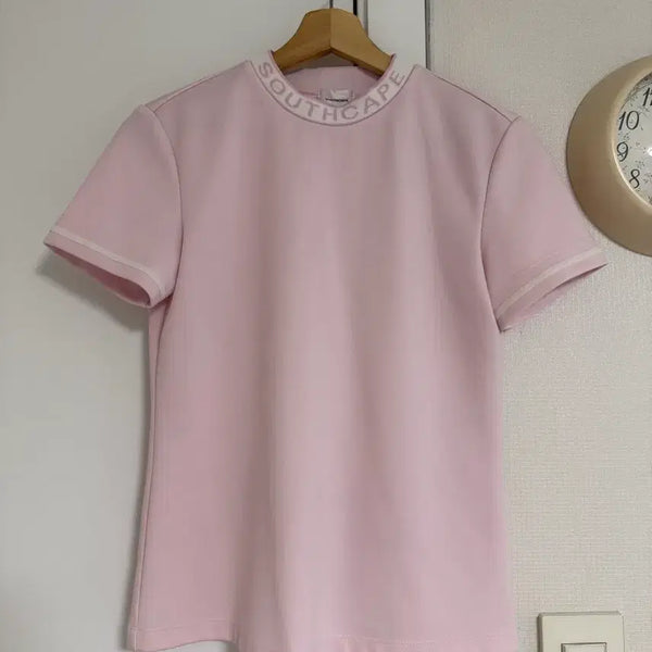 [BUNJANG] South Cape Pink Short Sleeve T-Shirt Women's Size 55 / 사우스케이프 핑크 반팔 티셔츠55