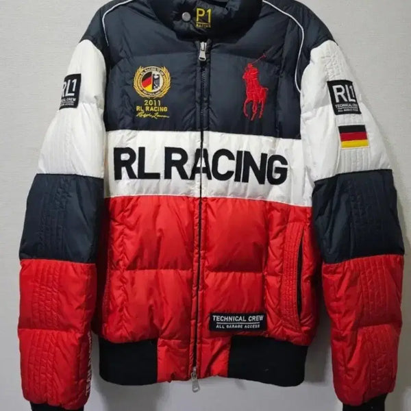 [BUNJANG] Polo Ralph Lauren Big Pony German Racing Padded Jacket (Size L) / 폴로 POLO 랄프로렌 빅포니 독일 레이싱 패딩 100 / L