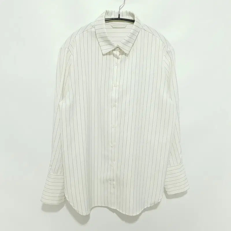 [BUNJANG] Pigment Stripe Shirt / 피그먼트 스트라이프 셔츠 F_M2296