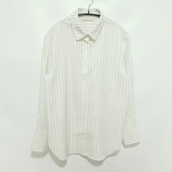 [BUNJANG] Pigment Stripe Shirt / 피그먼트 스트라이프 셔츠 F_M2296
