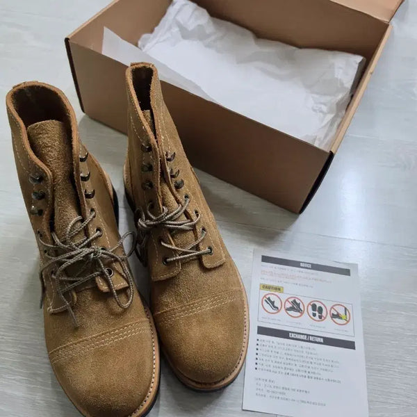 [BUNJANG] Josette Work Boots Beige 8083 / [새상품/270] 조셉트 워크부츠 베이지 워커 8083