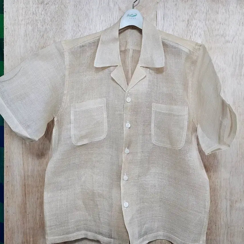 [BUNJANG] Domestic Ramie Men's Shirt Size 100 / 새상품 국내산모시 남자 셔츠 100
