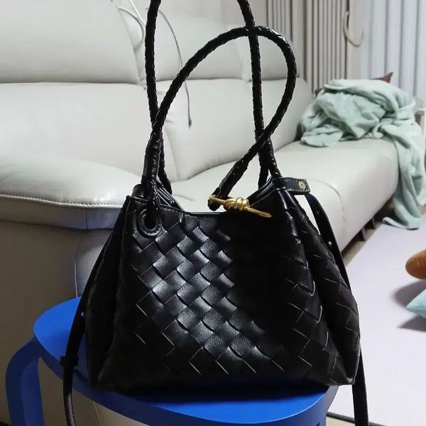 [BUNJANG] Leather Tote Bag / 가죽 토트백