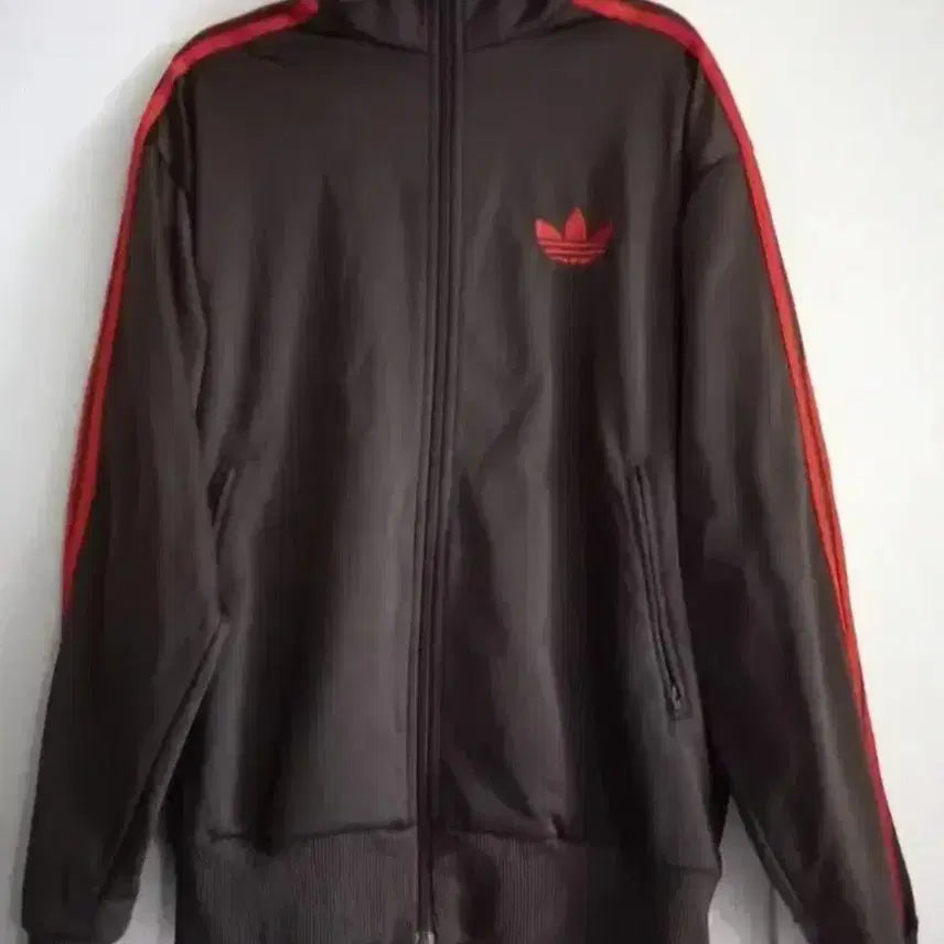 [BUNJANG] Adidas Firebird Brown Orange Track Top Jacket / 아디다스 파이어버드 브라운 오렌지 트랙탑 저지 져지집업 100/L