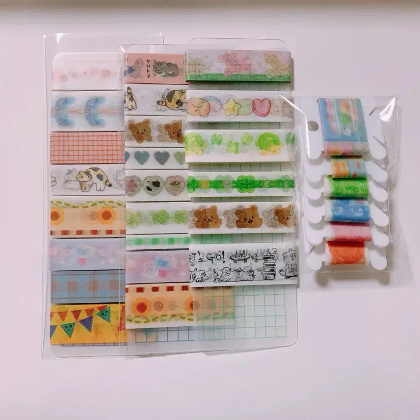 [BUNJANG] Assorted Masking Tape Bundle Set / [일괄]25종 마테컷 마테띵 소분 일괄 세트 다꾸정리처분
