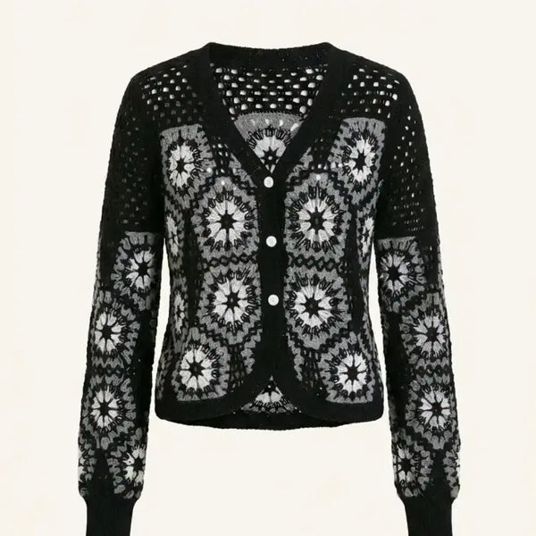 [BUNJANG] K82 Angled Knit Cardigan / K82 오각뜨개 가디건