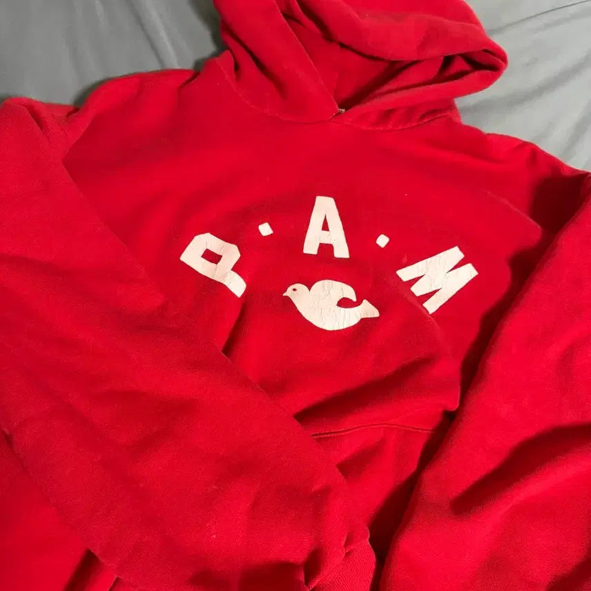 [BUNJANG] Collect Pieces Pam Hoodie Red M / 컬렉트피시스 pam 후드 레드 m