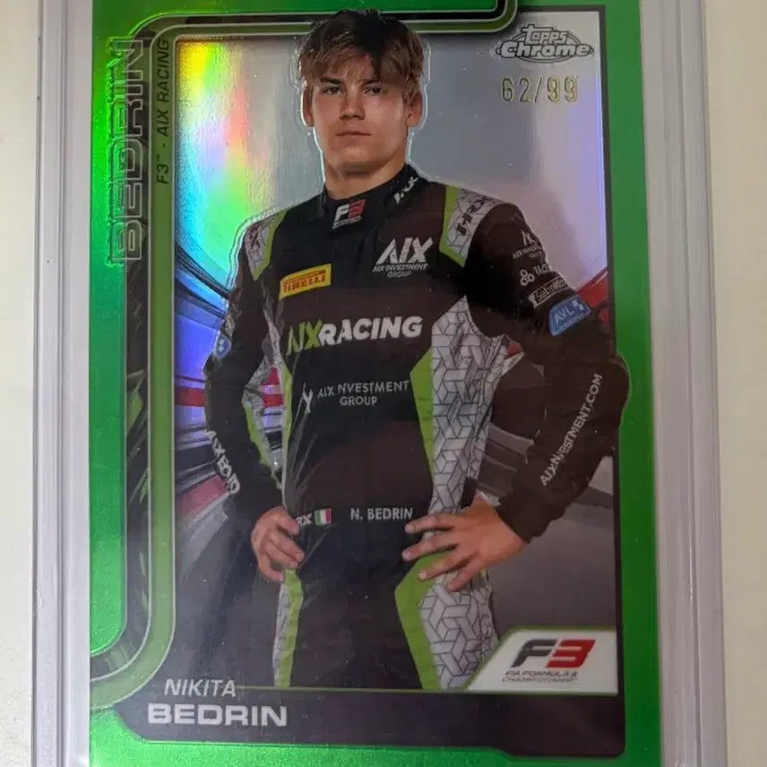 [BUNJANG] F1 Tops Nikita Bedrin #62/99 Trading Card / F1 탑스 F3선수 니키타 베드린 62/99