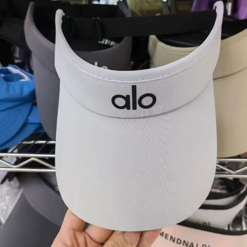 [BUNJANG] Alo Yoga Sun Cap - Black & White / alo 알로 선캡 / 화이트
