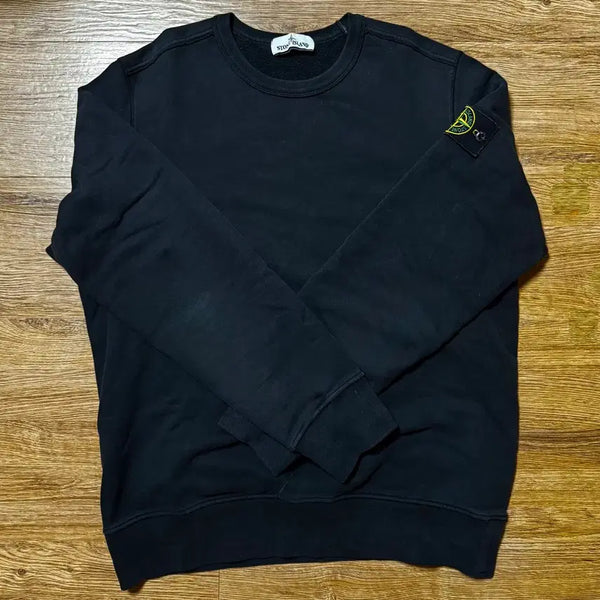 [BUNJANG] Stone Island Black Sweatshirt / 스톤아일랜드 블랙 맨투맨