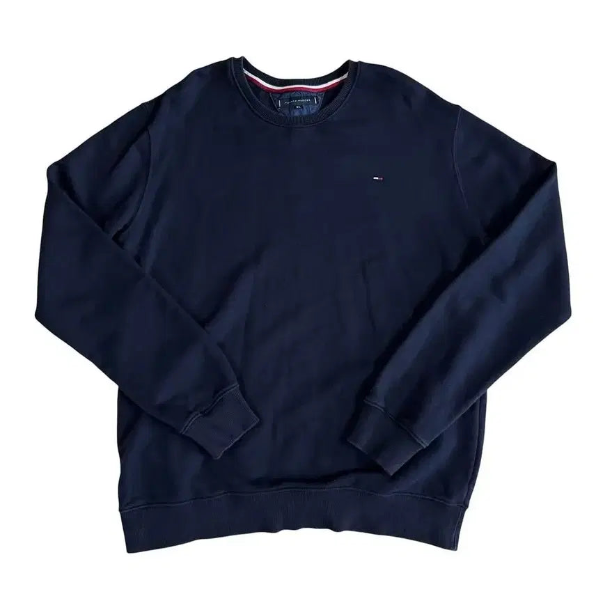 [BUNJANG] Tommy Hilfiger Men's Navy Crewneck Sweatshirt XL / 타미힐피거 남성 네이비 맨투맨 xl 교신