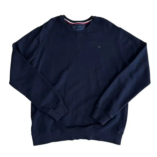 [BUNJANG] Tommy Hilfiger Men's Navy Crewneck Sweatshirt XL / 타미힐피거 남성 네이비 맨투맨 xl 교신