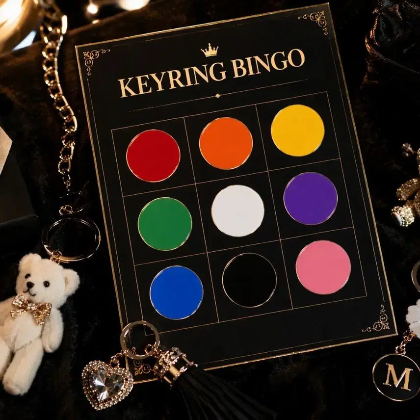 [BUNJANG] Bingo Game Keyring & Grip Tok Set / 키링&그립톡 빙고게임